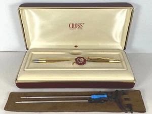 CROSS CLASSIC CENTURY 18K GOLD FILLED BALLPOINT PEN #2802 -MADE IN THE USA- - Picture 1 of 12
