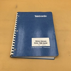 Tektronix 7B53A/7B53AN Dual Time Base Operators Instruction Manual Book - Picture 1 of 16