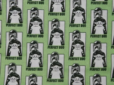 Mando y Grogu Perfect Duo The Mandalorian Mando Tela por Yarda Star Wars Foto 1 de 2