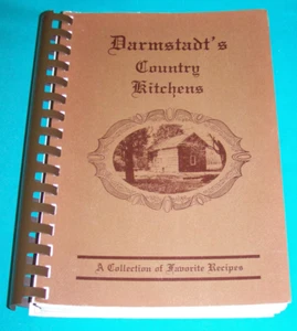 Trinity Lutheran Church Darmstadt Indiana Cookbook 1983 - Picture 1 of 8