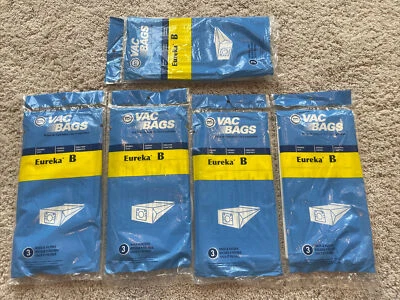 DVC Disposable Vacuum Cleaner Dust Bags, Eureka style B 14 Bags 15 Filters - Image 1 of 3
