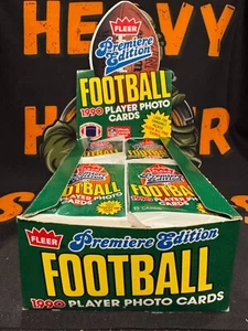 1990 FLEER PREMIERE EDITION FOOTBALL (36 Sealed Packs) Bo, Barry Deion, Troy - Picture 1 of 1