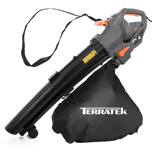 Terratek Garden Leaf Blower Electric Vacuum and Shredder 3000W 35L Leaf Bag - Picture 1 of 6