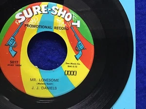J J Daniels - Mr Lonesome / Deep down Inside - Sure-Shot Demo - M- - Picture 1 of 2