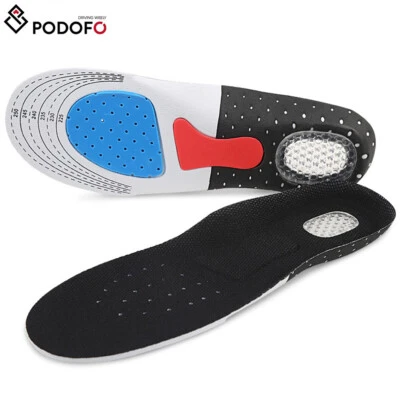 PODOFO Einlegesohlen Orthopädische Fersensporn Gel Arbeitsschuhe Sport Schuh Einlagen