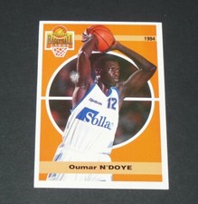 OUMAR N'DOYE GRAVELINES 1994 BASKETBALL FRANCE PANINI CARD
