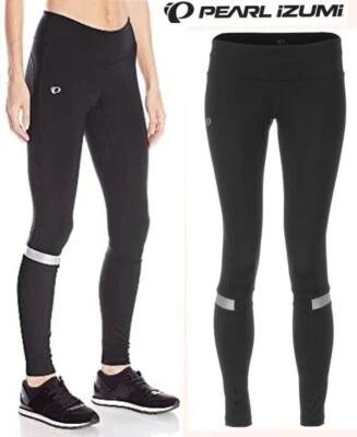 nuevas con etiquetas PEARL IZUMI Fly calzas para correr negras detalles reflectantes para mujer LG Foto 1 de 4