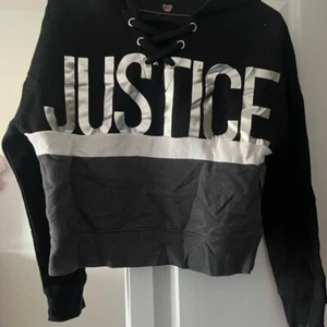 Justice Black and Gray Hoodie - Picture 1 of 3