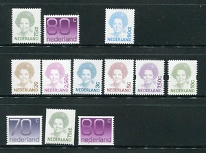 Netherlands 773,74,75, 780-785, 786-88 Numeral Type &Beatrix MNH Stamps - Picture 1 of 4