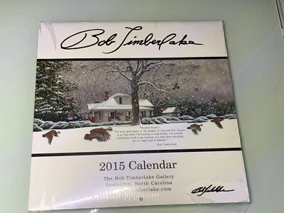 Calendario de Pared Bob Timberlake 2015 Impresión Salem De Colección Sellado Firmado Galería Foto 1 de 4