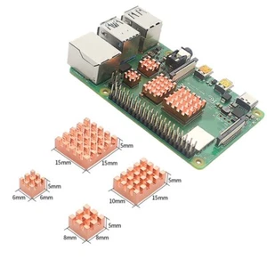 Effizient zur K??hlung Kupfer K??hlk?rper Set f??r Raspberry Pi 4B 20 St??ck - Picture 1 of 10