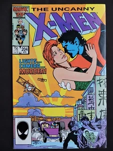 The Uncanny X-Men Comic Book No. 204 - April 1986 VF+ - Picture 1 of 5