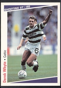 Merlin Football 1991-92 Shooting Stars Card - No 346 - Celtic - Derek Whyte