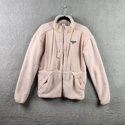 Chaqueta de Trail Sherpa Fleece con Cremallera Completa REEBOK para Hombre, Talla S en Marfil Foto 1 de 4