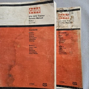 Case 970 - 1070 Tractor Service Manual - Book 1 And Book 2 - Picture 1 of 13