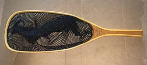 Red de pesca con mosca de madera hecha a mano Houstonic Meadows hecha en EE. UU. - Imagen 1 de 23