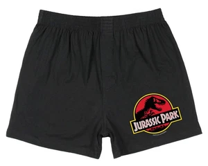 Jurassic Park Herren Boxershorts Dinosaurier Park Film Logo Unterwäsche - Bild 1 von 4