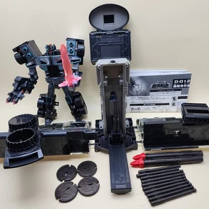 TRANSFORMERS Car Robot RID (2000) BLACK CONVOY (Scourge/Nemesis) 99% COMPLETE - Picture 1 of 24