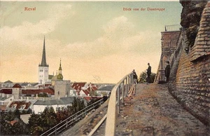 Estonia - TALLINN Reval - View from the cathedral steps - Publ. R. von der Ley 6 - Picture 1 of 2