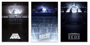 BNG Phase Runner "Star Wars Trilogy" 3 Piece Lenticular Poster SET 💥SOLD OUT💥 - Picture 1 of 4