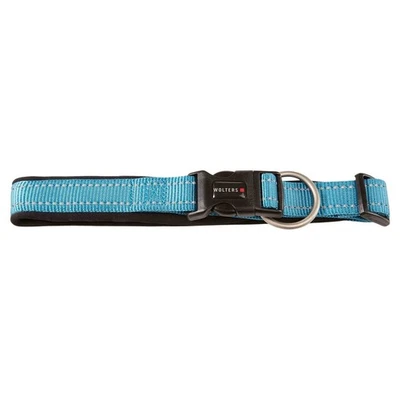 Wolters Hunde Halsband Soft & Safe reflektierend aqua/schwarz, diverse Größen