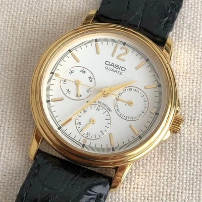 Casio MTP-1174 Men's Quartz Watch Stylish Design Reliable Performance - Image 1 of 4