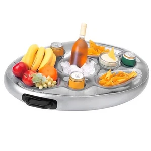 Inflatable Floating Drink Holder, 8 Holes Pool Food Drink Tray,Versatile Floa... - Picture 1 of 6