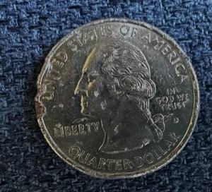 1999-P New Jersey State 1787 Crossroads of the Revolution Quarter - Picture 1 of 3