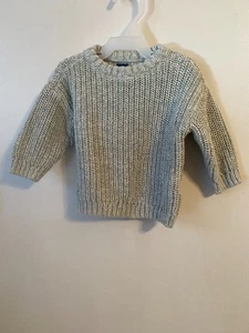 Suéter Pullover Pesado Unisex Bebé Talla:6-9 Meses Usado - Imagen 1 de 4