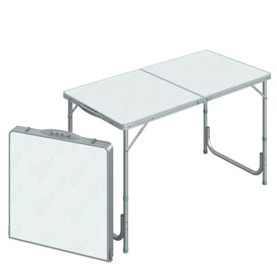 Mesa de Camping Plegable Outsunny: Portátil y Ajustable Foto 1 de 4
