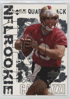2000 Upper Deck Black Diamond NFL Rookie Giovanni Carmazzi #129 Rookie RC - Image 1 of 2