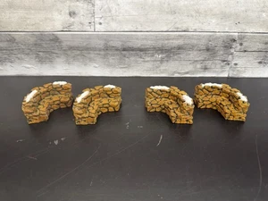 Dept 56 Stone Curved Wall/Bench, Christmas Dicken’s Village Accessory #56.52650 - Picture 1 of 9