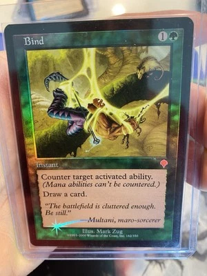 Magic MTG - Bind - Invasion - LP/NM - EN - FOIL - Image 1 of 3