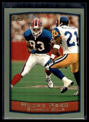 1999 Topps Andre Reed Buffalo Bills #307 - Image 1 of 2