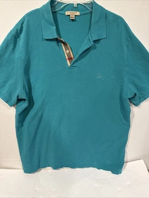 Burberry Brit Polo Shirt Mens 2XL Nova Check - Image 1 of 4