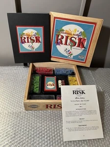 Risk Continental Nostalgia Edition Juego de Mesa Parker Brothers Caja de Madera - Imagen 1 de 8
