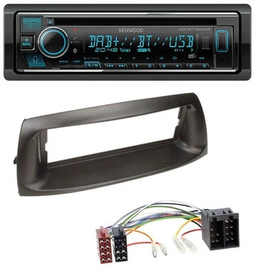 Kenwood MP3 Bluetooth DAB USB CD Autoradio für Fiat Punto (188, 1999-2005) - Bild 1 von 4