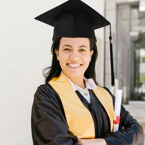Gorras de graduación de soltero para adultos con borlas para fiesta de ceremonia de graduación - Imagen 1 de 12