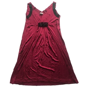 Philosophy di Alberta Ferretti Cocktailkleid rot UK 14 US 10 Perlen verziert - Bild 1 von 9