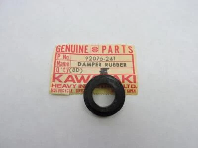 Amortiguador de señal de goma 92075-241 NOS Kawasaki KZ200 KZ400 Y509x Foto 1 de 2