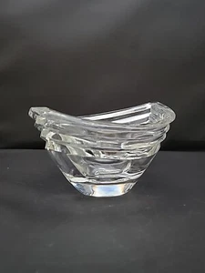 Lenox Klar Schliff Kristall Boot Form Oval Schüssel 7" Dekorativ Vintage Süßigkeiten Schale  - Bild 1 von 17
