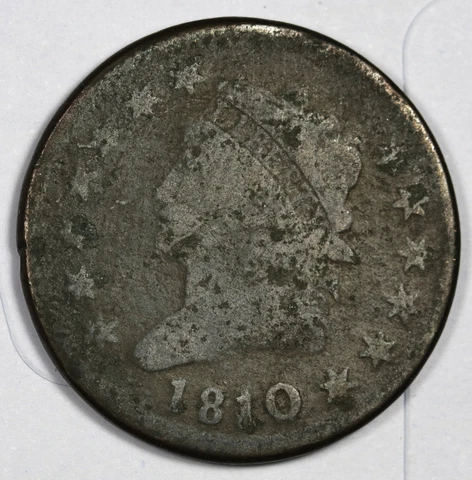 1810 Large Cent.  Good Detail.   187934 Cover