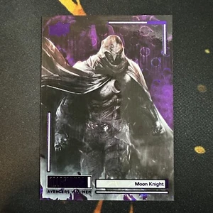 2023 Marvel Allegiance Avengers vs X-Men Purple Cosmic #d /99 Moon Knight #C31 - Picture 1 of 3