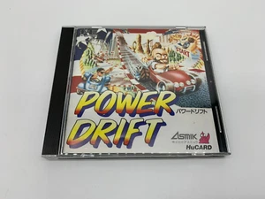 POWER DRIFT PC Engine (TurboGrafx-16) Hu Card /w Manual - Picture 1 of 11