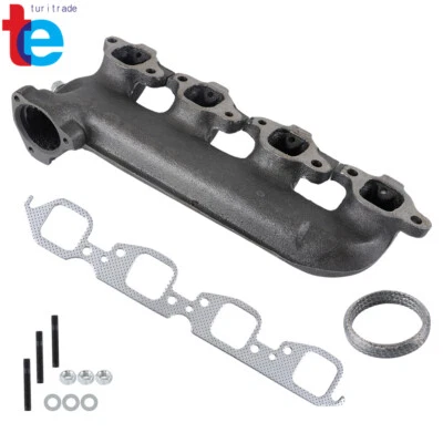 For 73-97 Chevrolet C10 C20 C30 Pickup 7.4L Exhaust Manifold W/ Gasket Kit Left - Image 1 of 4