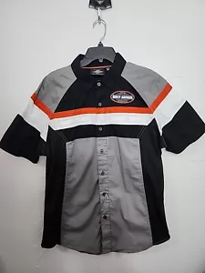 NWOT Harley-Davidson Men's Performance Dri-Fit Side Mechanics Shirt Sz L - Picture 1 of 6