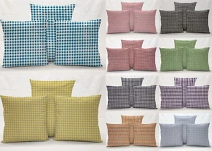 Checked Gingham Pillowcase / Pillow Cover (Many Sizes) - Picture 1 of 26