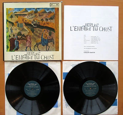 SOL 60032/3 Berlioz L'Enfance Du Christ Pears Davis 2xLP L'Oiseau-Lyre Stereo NM - Image 1 of 4