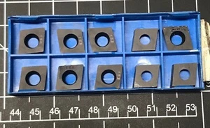 Insertos de torneado de carburo Valenite CCMW 432 120408 grado VP1510, paquete de 10, nuevos - Imagen 1 de 3