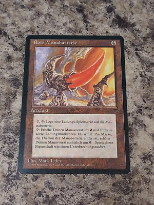 Red Mana Battery - Magic the Gathering MTG Legends German NICE! - Image 1 of 2